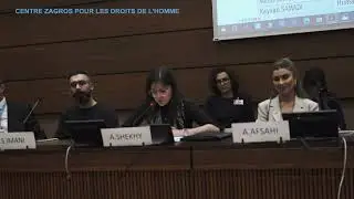 Ms. Awyar SHEKHY's speech at the Side-Event on Human Rights in Iran - March 18, 2024