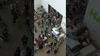 Sac Anime 2022 Mid-Day crowd check from the second level