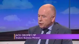 Millionaire Jack Dromey: 