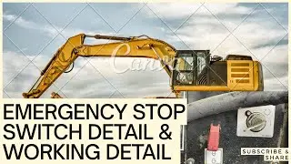 🔧Caterpillar 320D Emergency Stop Switch | Wiring Diagram & Complete Function Explained in Urdu/Hindi