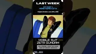 Zeta Gundam E17 Shore Leave #anime #nostalgia #gundam #scifi #robot #action #shorts #review #retro