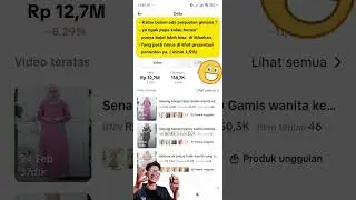 4. Cara Melihat Vt produktif  Organik Penjualan untuk Promosi-1 Kelas onlie cara buka toko di tiktok