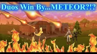 Insane Game-Ending METEOR Kill Victory Royale--Fortnite
