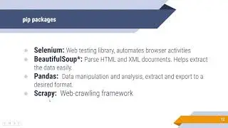 Web Scraping Workshop