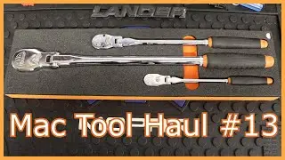 Mac Tool Haul #13: Orange 3 Piece Foamed Axis Ratchet Bundle