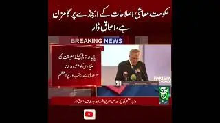 Government Moving Forward With Economic Reforms Agenda: Ishaq Dar | Such News