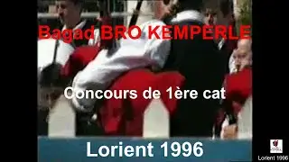 1996 Bagad BRO KEMPERLE Concours Lorient         Archives Cathy Goubil 2023