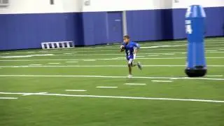 Obstacle course at Duke Football camp Sunday