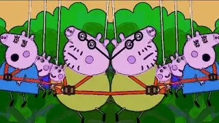 DADDY PIG SAVING HIS FAMILY🥰☺️ |Sponsored By Gamavision Csupo Effects v3|Inverted