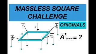 [JEE ADVANCED ] MASSLESS SQUARE FRAME MECHANICS CHALLENGE [ADVANCE PROBLEMS IN SCHOOL PHYSICS]2020