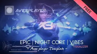 New Epic Night Core Vibes || Avee Player Template By @abbikashedits#nightcore #aveeplayer