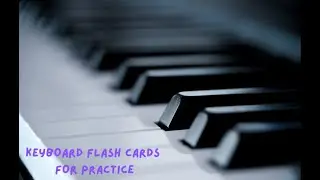 Keyboard Sharp & Flat Notes Flash Cards | Learn Black Keys Fast | Piano Practice for Beginners