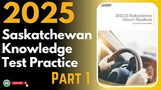 Saskatchewan Knowledge Practice Test 2023 Part 1  | Canadian Driver Knowledge Tests