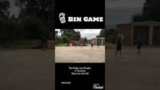 Bin Game 28 #bingame #football #trickshots #grassrootsfootball #nearmisses