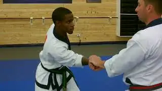Tang soo do Same Arm Grab defense 1-4