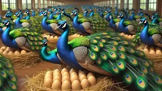 Peacock Modren Farming | How Farmer Make BIG Profits from Raising Peafowls