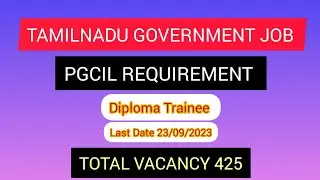 PGCIL REQUIREMENT 2023||DIPLOMA TRAINEE RECRUITMENT TAMILNADU||