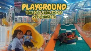 TAMAN PERMAINAN ANAK TERLENGKAP DAN LUAS DI RITA SUPERMALL PURWOKERTO #playground #mandibola