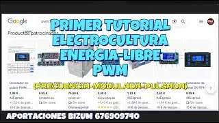 ⚡PRIMER TUTORIAL DE ELECTROCULTURA🌿#electroculture  Y ENERGIA LIBRE CON (PWM)🙌🏼