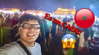 Asi es la LOCA VIDA de noche en Marrakech, Marruecos🇲🇦🤯