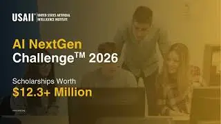 AI NextGen Challenge&trade; 2026 &ndash; America&rsquo;s largest #AIscholarshipprogram for Grades 11&ndash;12 students.