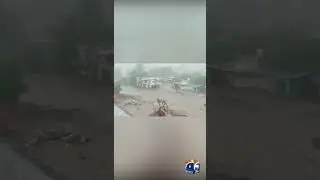 Buner's Pir Baba Bazaar Submerged In Floodwater | Geo News English