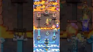 N&atilde;o gostei dessa bola de fogo no finalzinho 🤦🤦#clashroyale  #games #supercell #clashroyalememes 