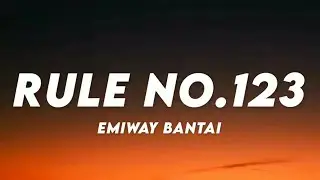 Rule no.123 Lyrics &ndash; Emiway Bantai|2dark lyrics|