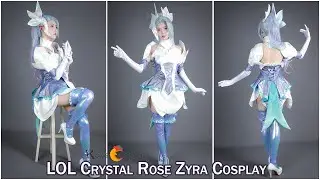 LOL Crystal Rose Zyra Cosplay Costume Showcase│RoleCosplay