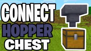 Как соединить воронку с сундуком в Minecraft! &mdash; Java и Bedrock