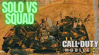 THIS GUY TRIED TO KNOCK ME DOWN, BUT I DID THIS... SOLO VS SQUAD CALL OF DUTY MOBILE