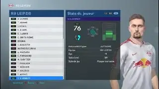 [PES 2019] RB LEIPZIG created players stats