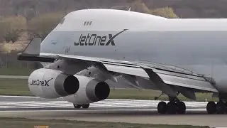 JetOneX B747 VQ-BWS, Departure @ DONCASTER AIRPORT (UK),  EX-KLM, Longtail Aviation.
