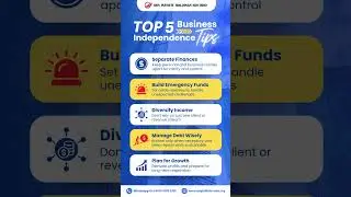 Top 5 Business Independence Tips!