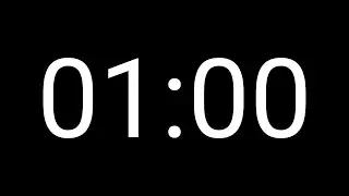 YouTube 1 Second - 1 Minute (Seconds that can divide 6) Timer on YouTube with computer Keyboard