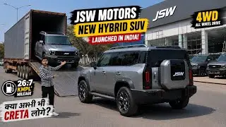 JSW Launch New HYBRID 4WD Suv | 26.7 KMPL | Creta की छुट्टी 😂