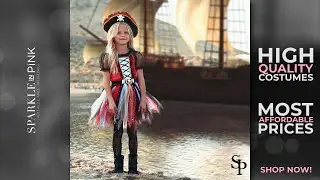 Premium Pirate Costume | Sparkle In Pink