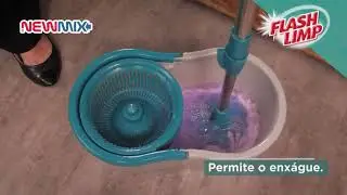 FACILITE A LIMPEZA DA SUA CASA I MOP FIT GIRAT&Oacute;RIO FLASH LIMP I NEWMIX