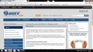 How to Apply for Disabled Placard in Virginia
