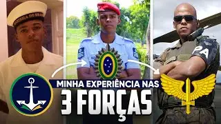 MARINHA, EXÉRCITO E AERONÁUTICA| Minha experiência nas Forças Armadas do Brasil