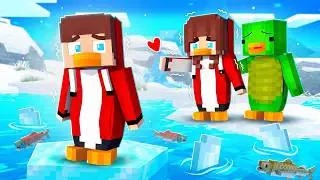 JJ Penguin.. No Way Home - Sad Story - Maizen Minecraft Animation