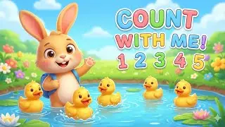 Five Little Ducks 🦆 | Learn to Count 1-5 | Happy Hopper Tunes 🐰