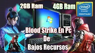 BLOODSTRIKE Pc BAJOS RECUROS JUGAR BLOOD STRIKE 2GB 4GB RAM  2024