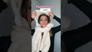 TRUCCHETTO moda per indossare una SCIARPA! #fashion #tips