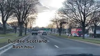 🏴󠁧󠁢󠁳󠁣󠁴󠁿Dundee Scotland4K#we drive tour Dundee rush hour#Dundee city 2021#mr&mrs moo Volgers