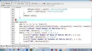 Algorithm Lab 03 - Matrix Chain Multiplication