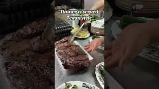 Hot and heavy steaks coming in at the Big Texan in Amarillo Texas! 🔥🥩