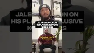 Jalen Brunson on his Player Exclusive Kobe shoes #complexnews