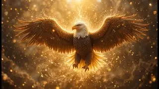 Bald Eagle of Abundance | Golden Light Music at 528 Hz Frequency