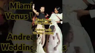 Venus Williams &  Andrea Preti Stunning Wedding Outfits